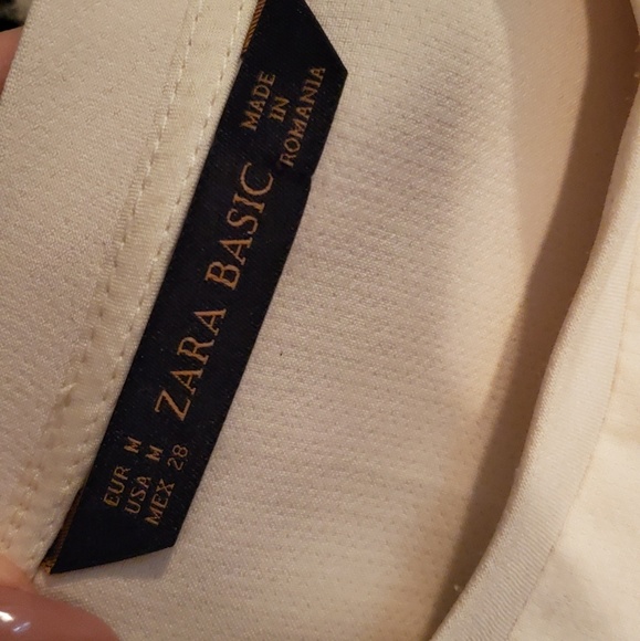 Zara basic sleeveless design cream top - Picture 7 of 7